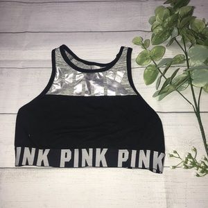 VS PINK High-Neck Sports Bra